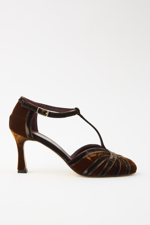 Cheville Mary Jane Cachi/castagna Donna - 1