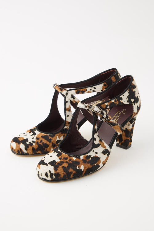 Cheville Mary Jane Cow Donna - 2