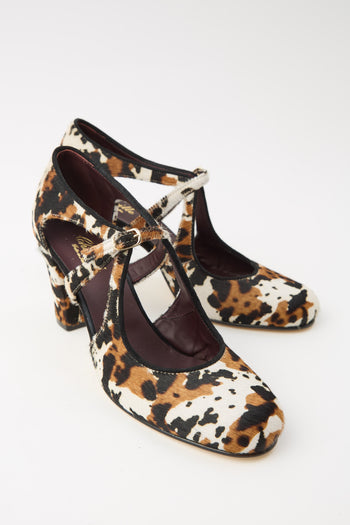 Cheville Mary Jane Cow Donna - 4