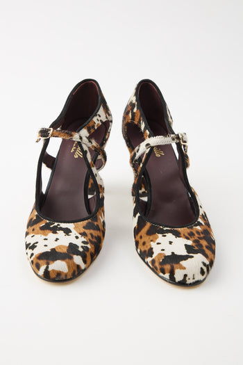 Cheville Mary Jane Cow Donna - 7