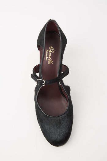 Cheville Mary Jane Nero Donna - 3