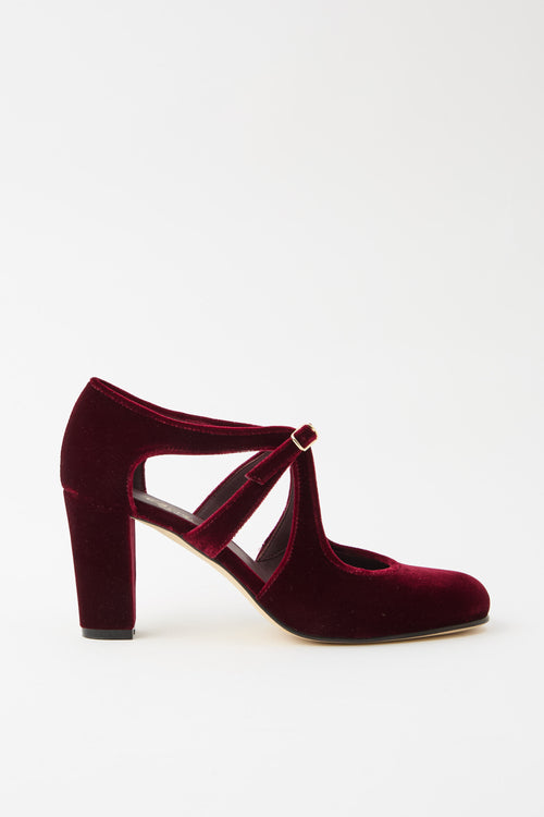 Cheville Mary Jane Rubino Donna - 1