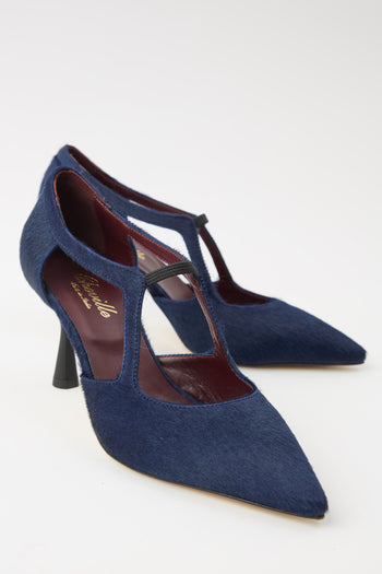 Cheville Mary Jane Blu Donna - 4
