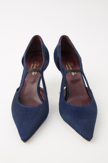 Cheville Mary Jane Blu Donna - 7