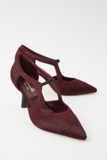 Cheville Mary Jane Bordaux Donna - 4