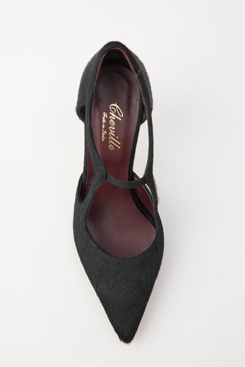 Cheville Mary Jane Nero Donna - 3
