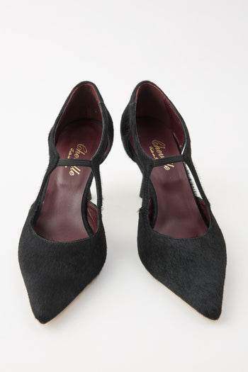 Cheville Mary Jane Nero Donna - 6
