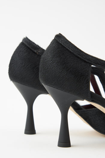 Cheville Mary Jane Nero Donna - 7