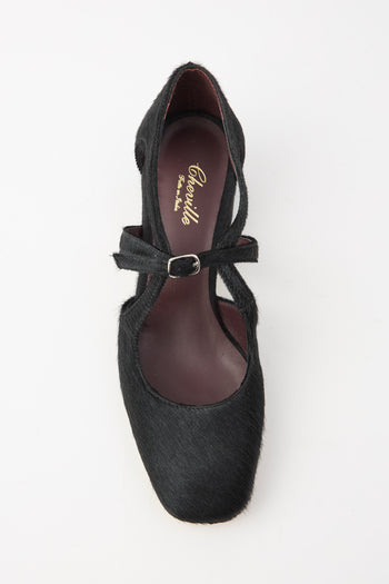 Cheville Mary Jane Nero Donna - 3