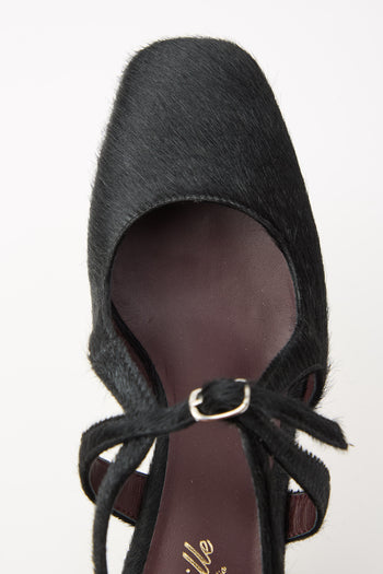 Cheville Mary Jane Nero Donna - 5