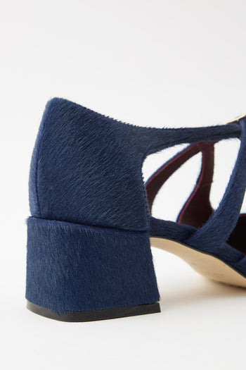 Cheville X Tre Emme Mary Jane Blu Donna - 4