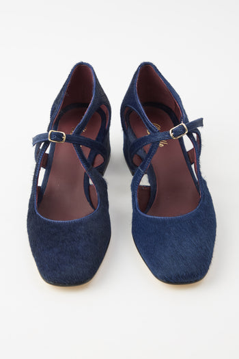 Cheville X Tre Emme Mary Jane Blu Donna - 5