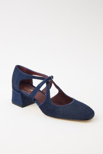 Cheville X Tre Emme Mary Jane Blu Donna - 7