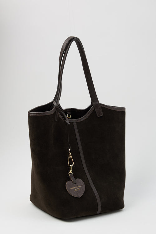 Christian Villa X Tre Emme Borsa Coffe/brown Donna - 2