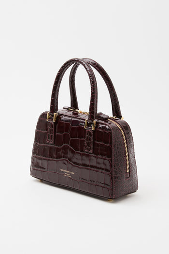 Christian Villa X Tre Emme Borsa Burgundy Donna - 5