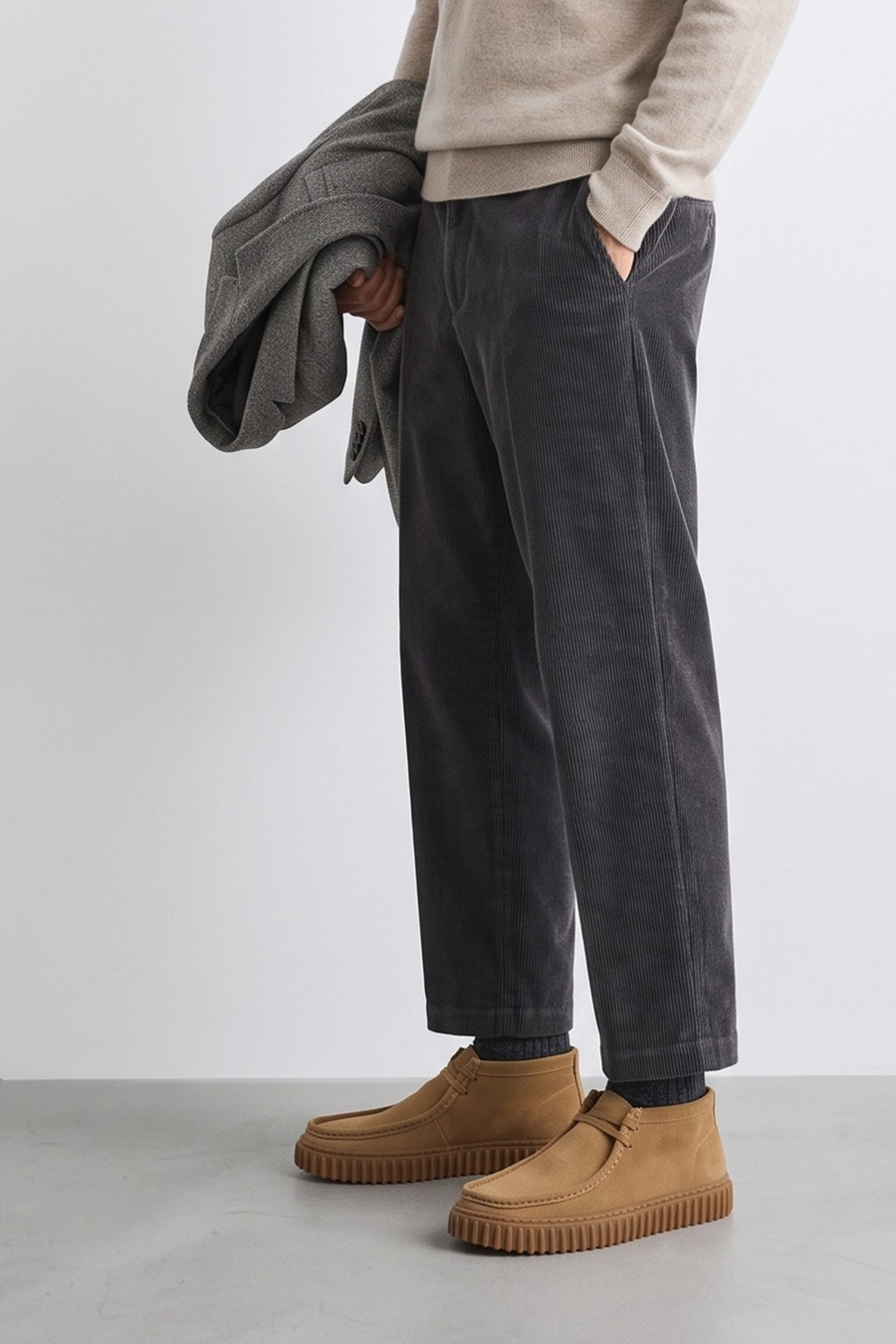 Clarks Stringata Dark Sand Uomo