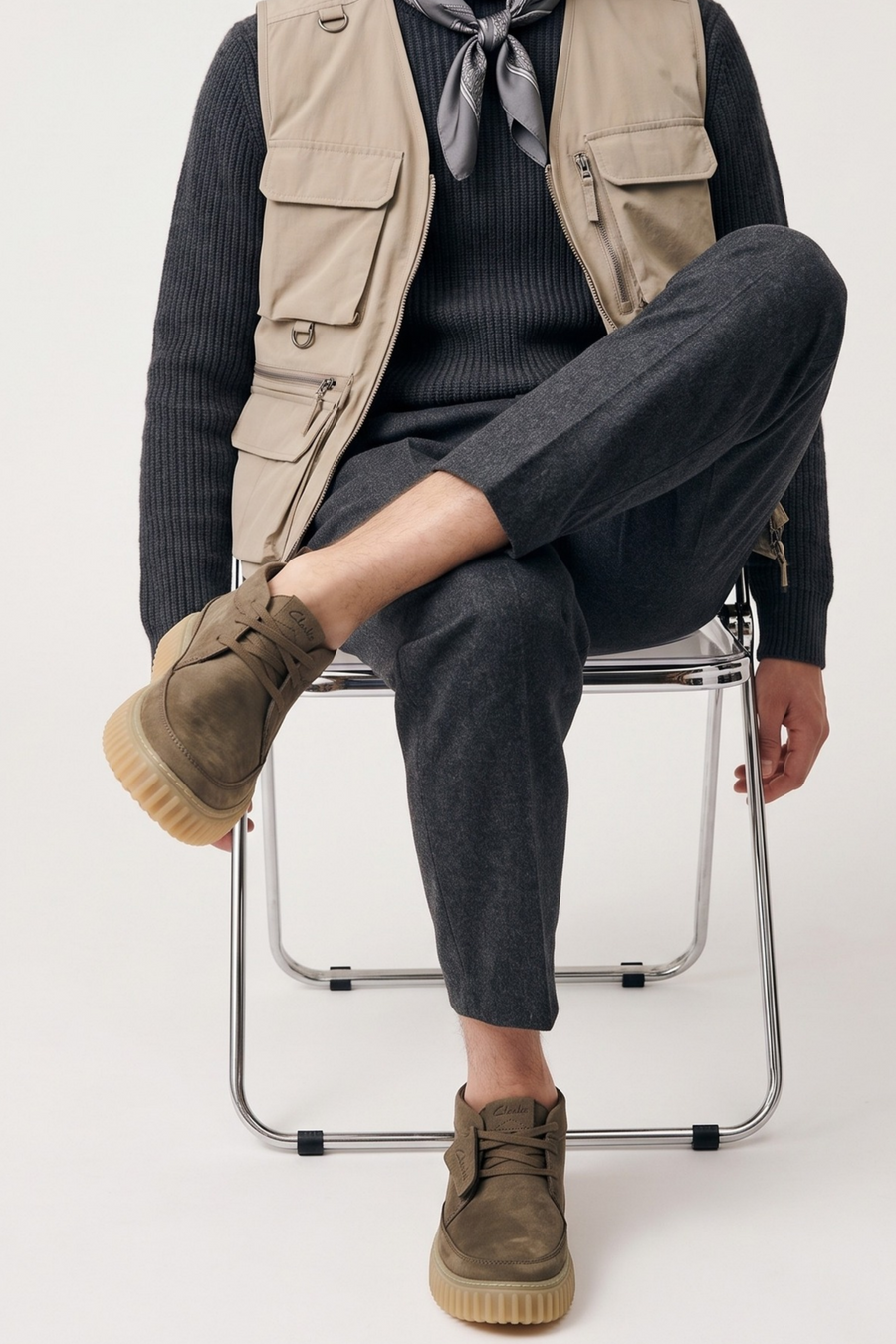 Clarks Stringata Moss Uomo