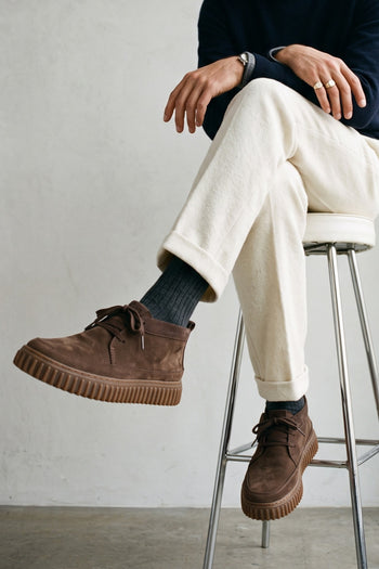 Clarks Stringata Dark Brown Uomo - 10