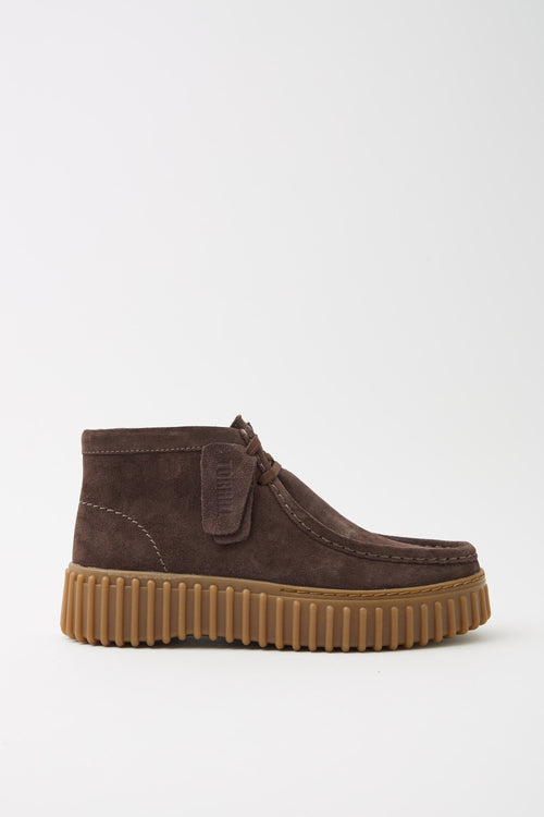 Clarks Stringata Dark Brown Donna - 1