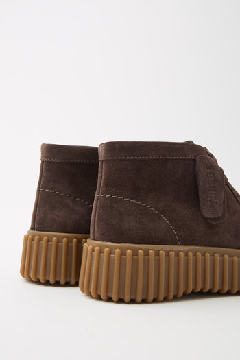 Clarks Stringata Dark Brown Donna - 4