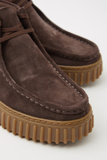 Clarks Stringata Dark Brown Donna - 5