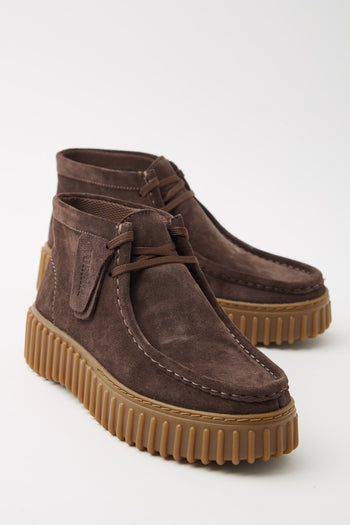 Clarks Stringata Dark Brown Donna - 8