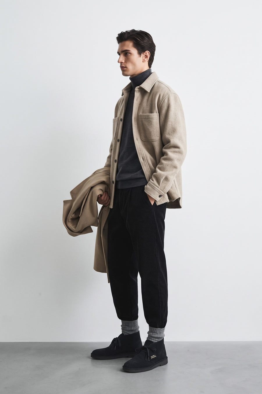 Clarks Polacchino Black Uomo