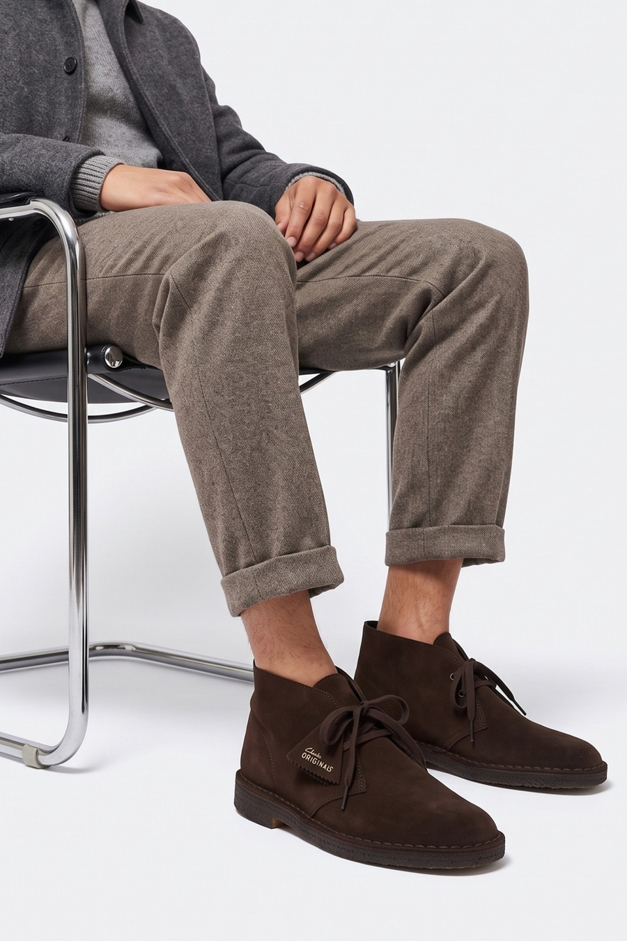 Clarks Polacchino Brown Uomo