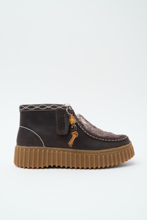 Clarks Stringata Dark Brown Donna - 1