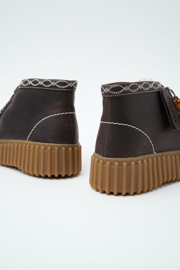 Clarks Stringata Dark Brown Donna - 5