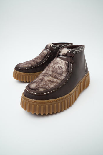 Clarks Stringata Dark Brown Donna - 6