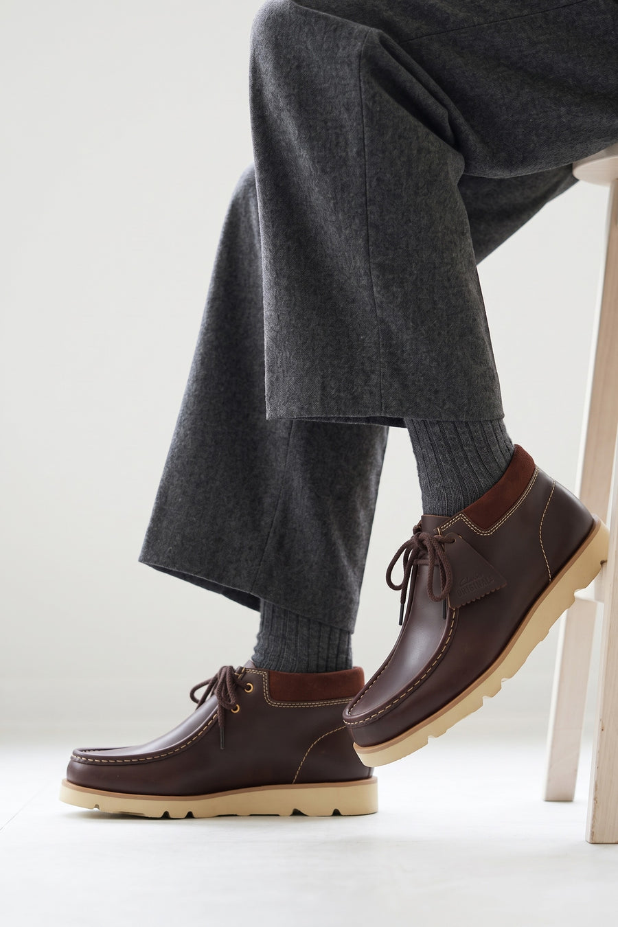 Clarks Polacchino Dark Brown Uomo
