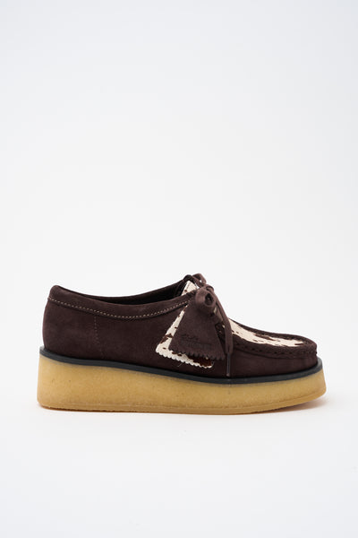 Clarks Stringata Dark Brown Donna