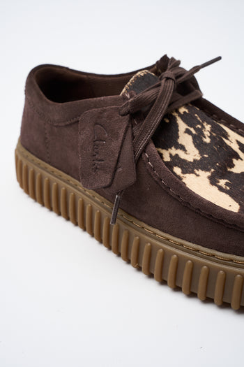 Clarks Stringata Dark Brown/cow Uomo - 4