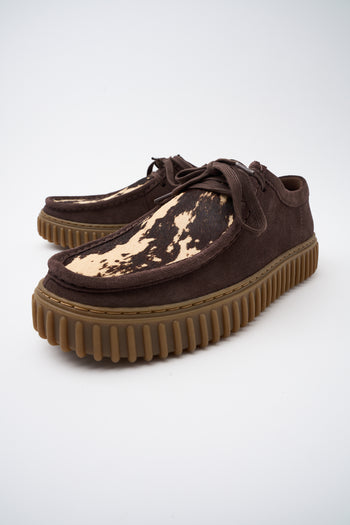 Clarks Stringata Dark Brown/cow Uomo - 7