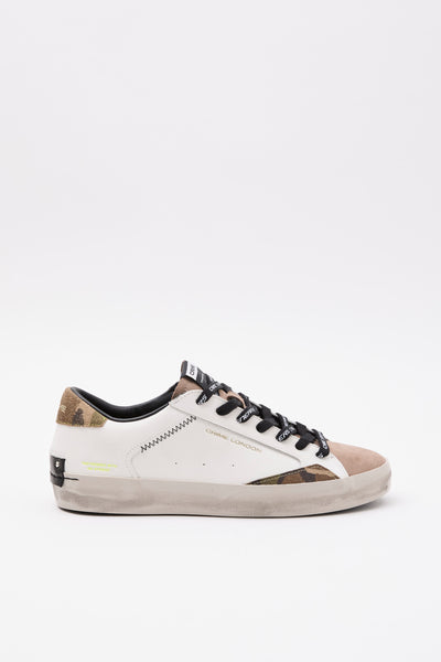 Crime London Sneaker White Uomo