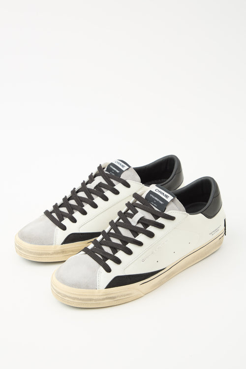 Crime London Sneaker White Uomo - 2