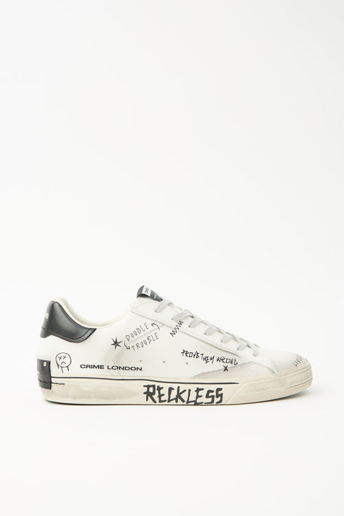 Crime London Sneaker White Uomo - 1