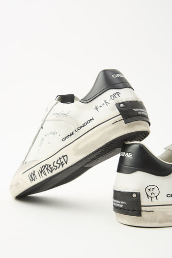 Crime London Sneaker White Uomo - 5