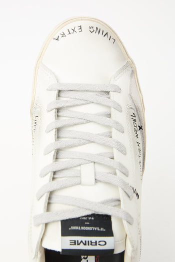 Crime London Sneaker White Uomo - 7