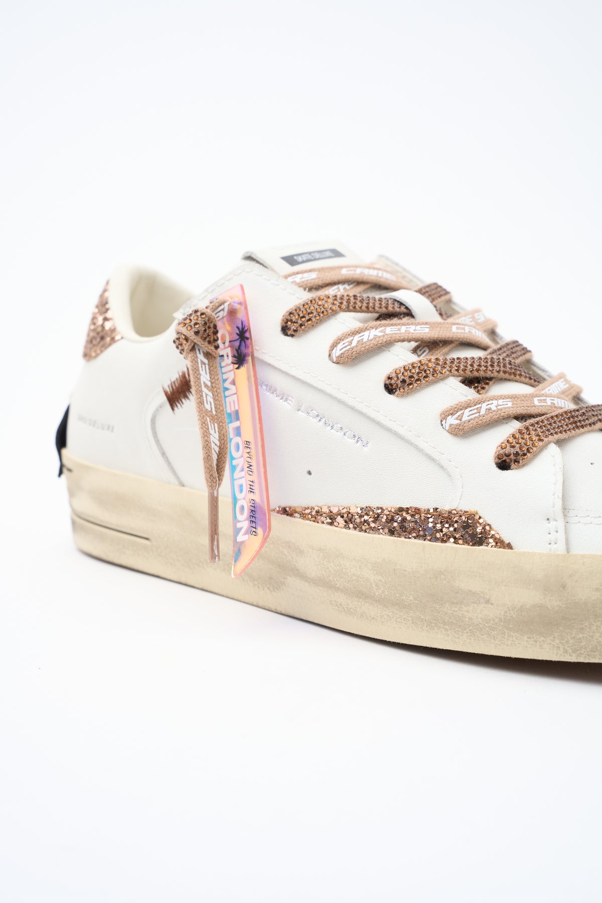 Sneaker White/bronze Donna — 3
