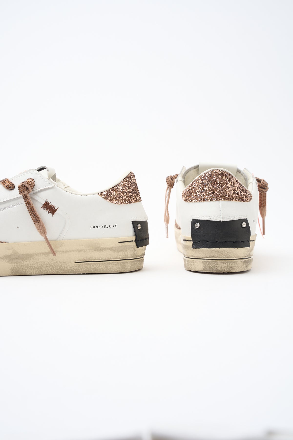 Sneaker White/bronze Donna — 5
