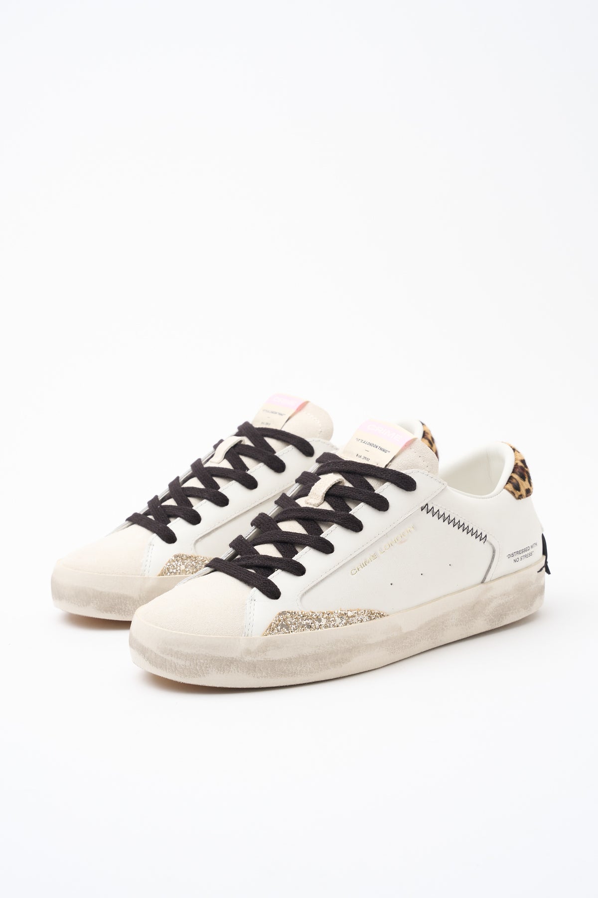 Sneaker White/leopard Donna — 2