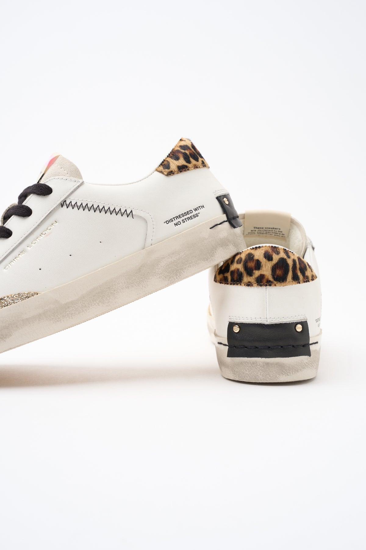 Sneaker White/leopard Donna — 6