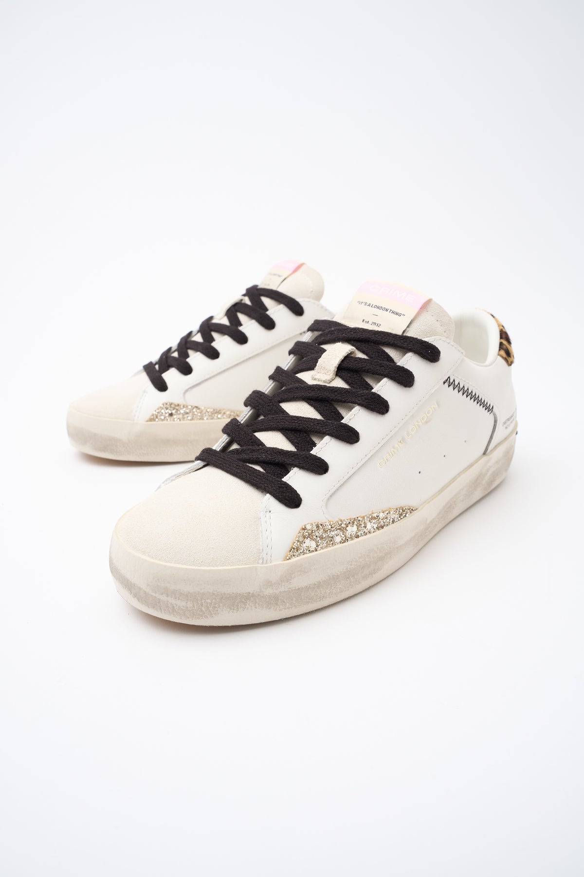 Sneaker White/leopard Donna — 7