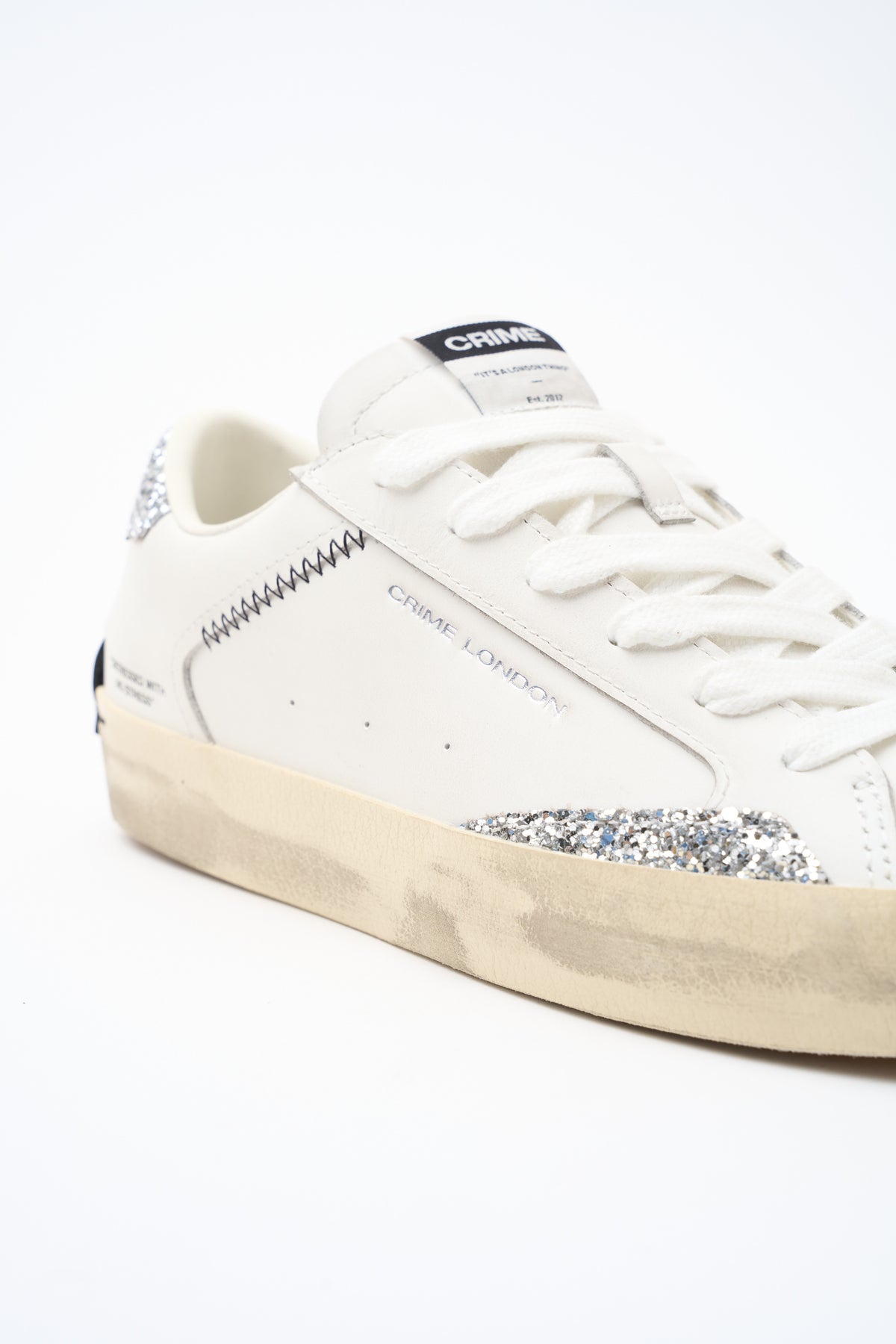 Sneaker White/silver Donna — 3