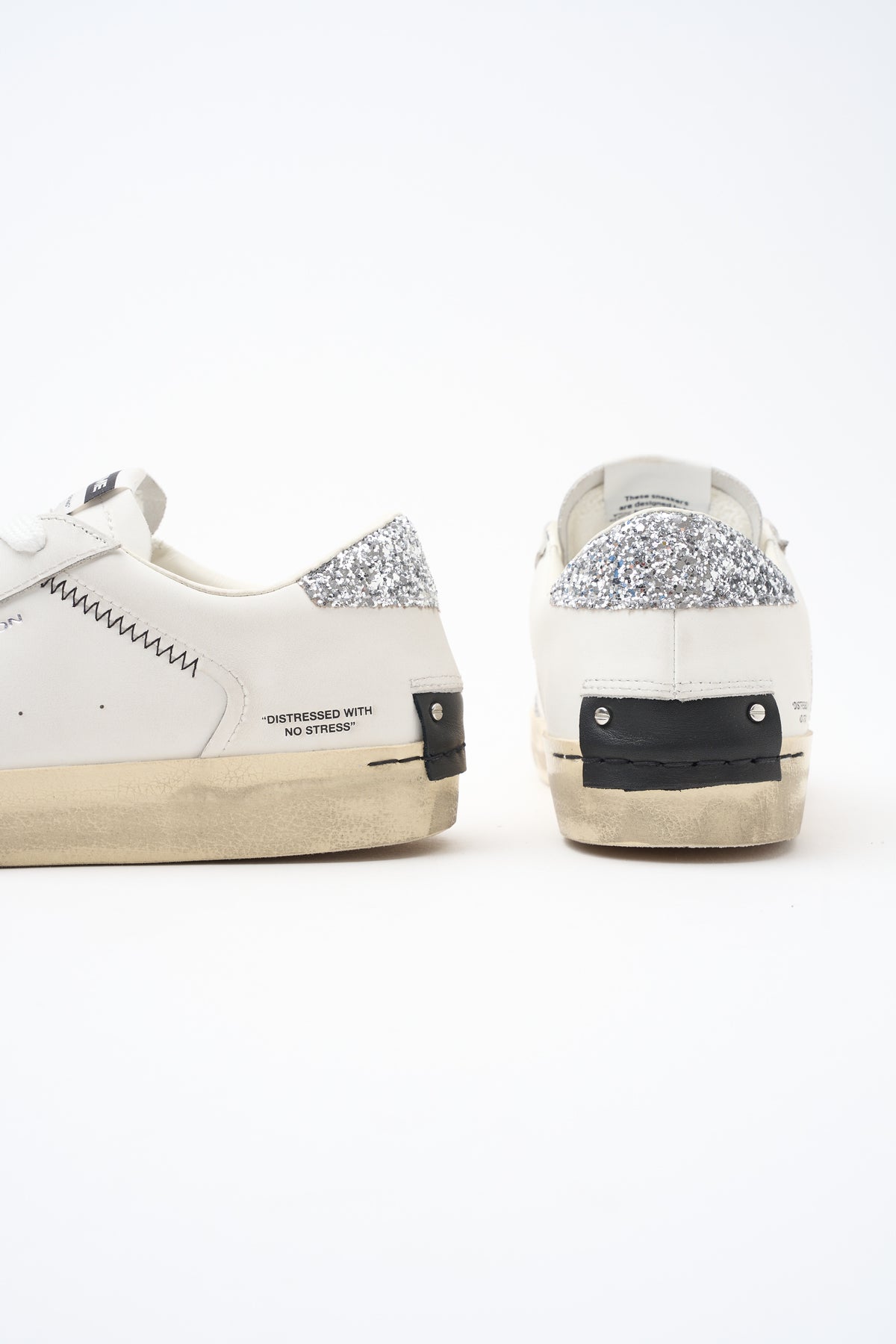 Sneaker White/silver Donna — 5