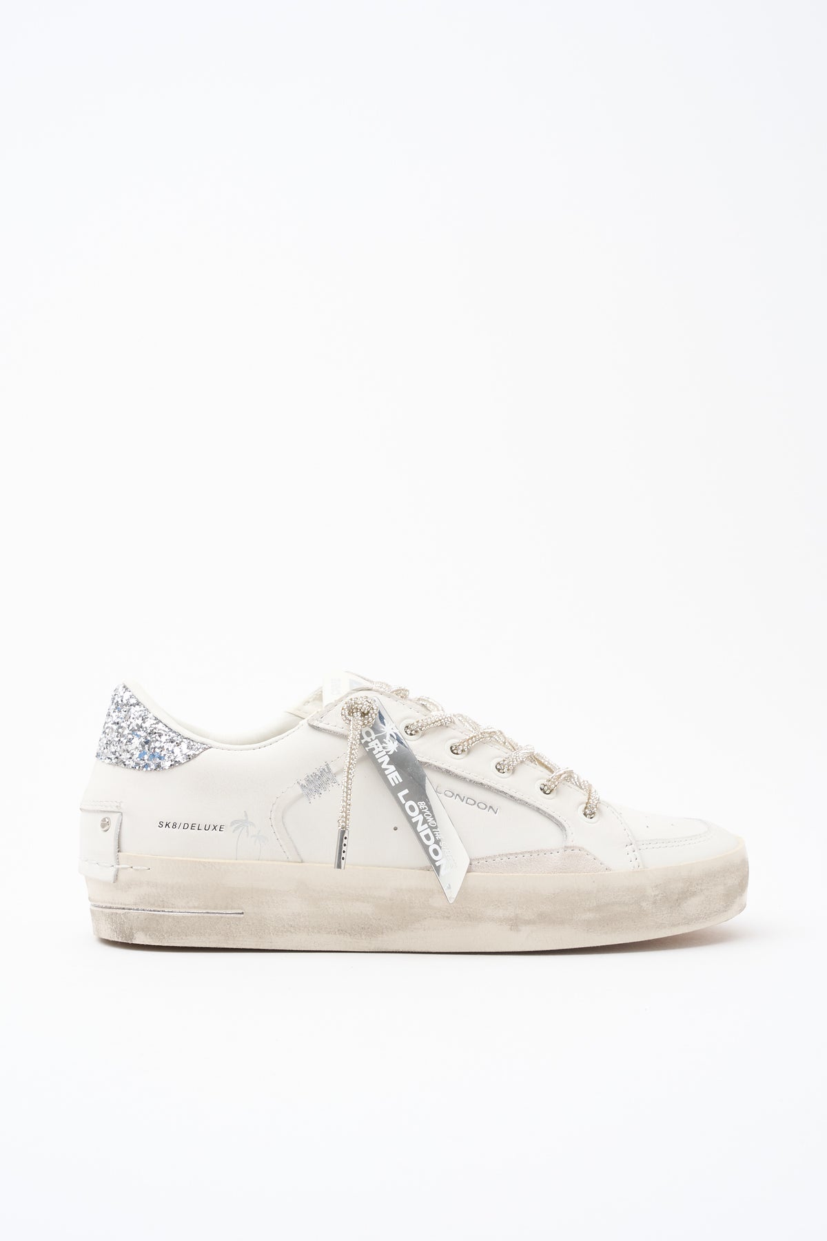 Sneaker White/silver Donna — 1