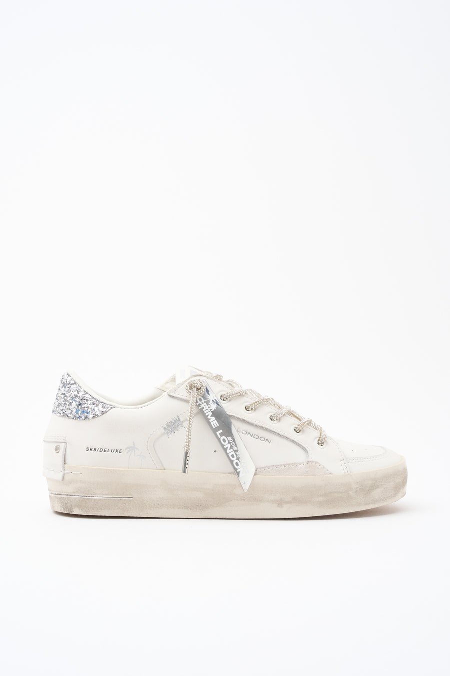 Crime London Sneaker White/silver Donna