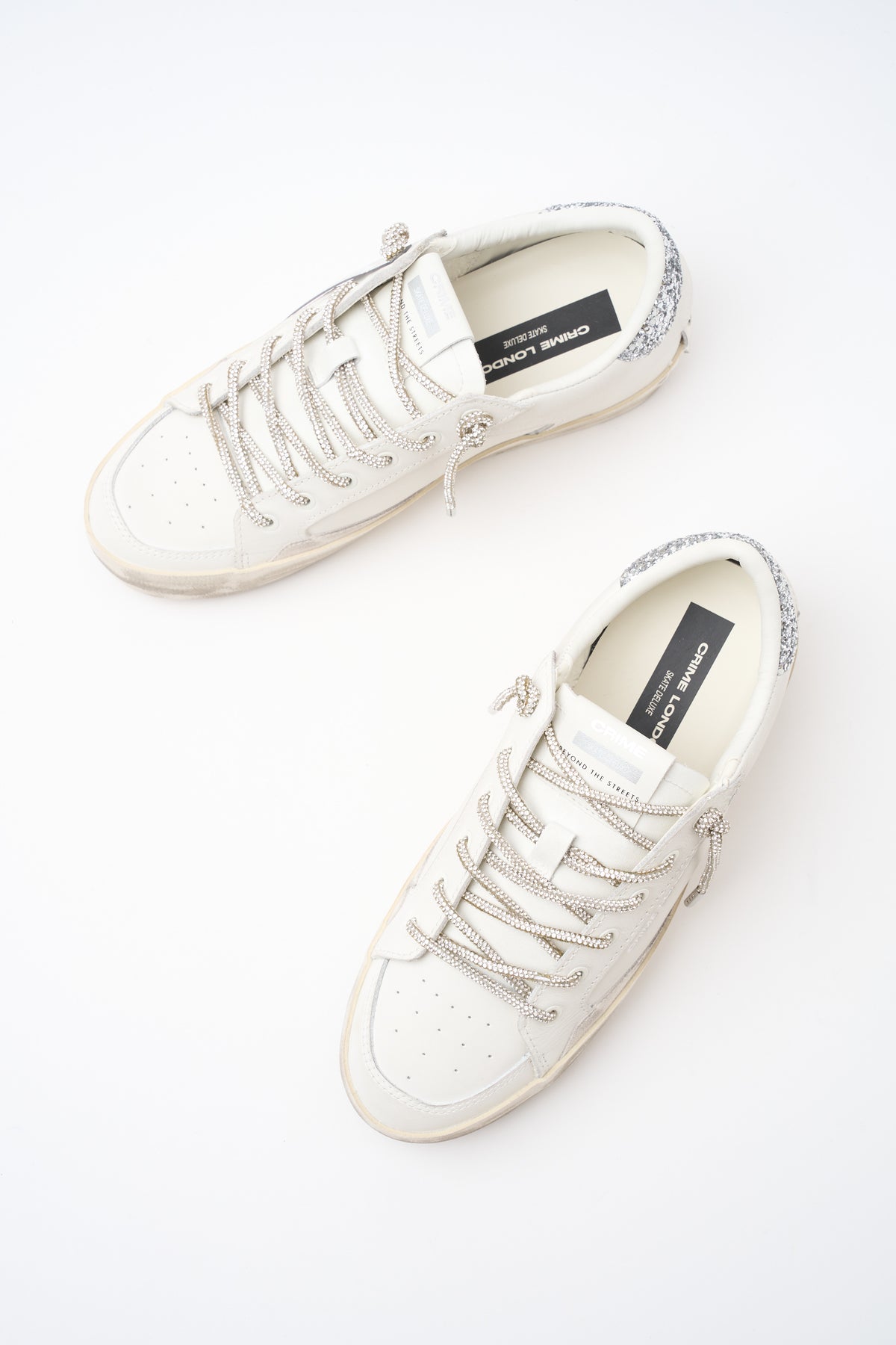 Sneaker White/silver Donna — 3